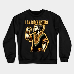 I Am Black History Month African American Crewneck Sweatshirt